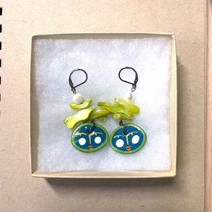 NWT Ariel Kellogg Carlie Face Earrings